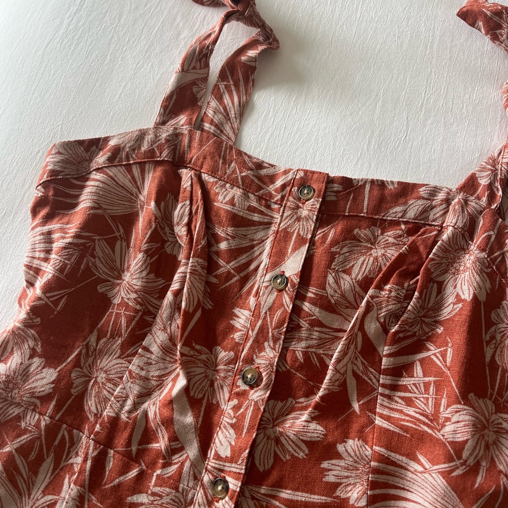 C&C California Linen Blend Ellis Dress - Picture 6 of 9